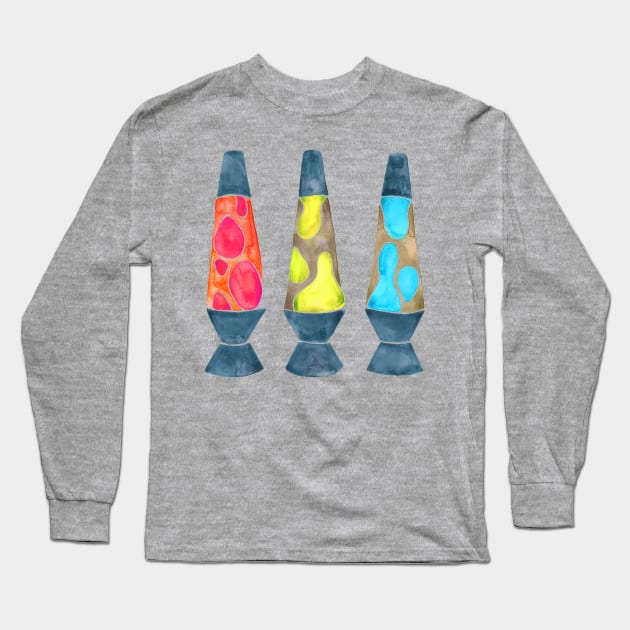 Lava Lamps Long Sleeve T-Shirt by CatCoq